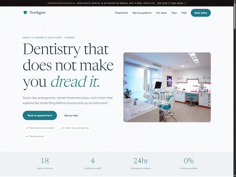 Northgate dental demonstration site